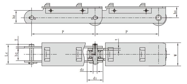 P600F1_<font color='red'><font color='red'>鋼廠</font>用<font color='red'>輸送</font>鏈</font> <font color='red'>鋼廠</font>鏈