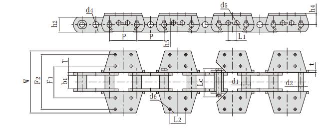 <font color='red'>P152F2</font>01K4_提升機(jī)用輸送鏈