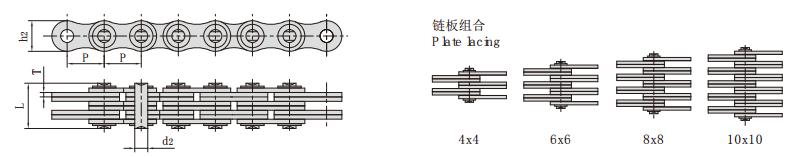 <font color='red'>LL3266</font>F1_板式鏈 提升鏈條